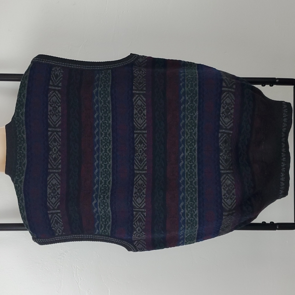 Harrods Knit Merino Wool Buttons Down Vest Men Size M View 3